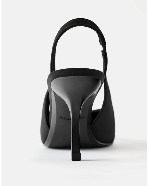 Pull&Bear Black Slingback-heels