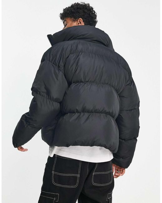 Collusion – wattierte pufferjacke in Black für Herren