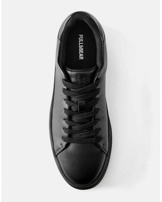 Pull&Bear Black Casual Chunky Trainers for men