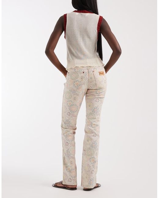 Vaqueros De Corte Bootcut Con De Wrangler de color Natural