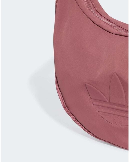 Adidas Originals Pink Everyday Icons Half Crescent Handbag