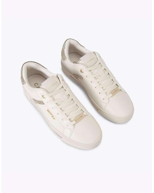 Carvela Kurt Geiger White Daze Jewel Trainers