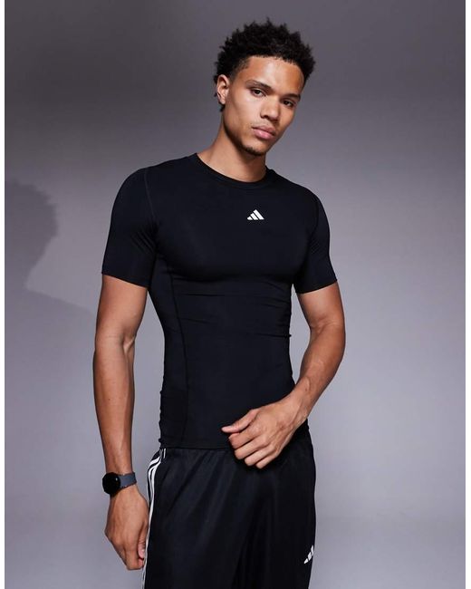 Adidas Originals Blue Adidas Running Adizero T-shirt for men