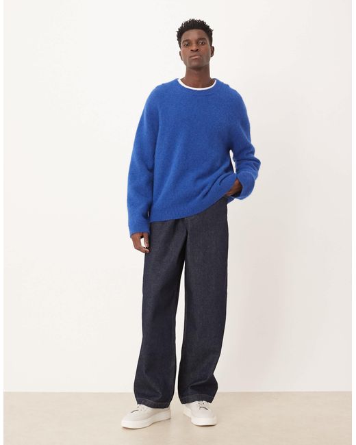 ARKET Blue Alpaca Wool Blend Jumper for men