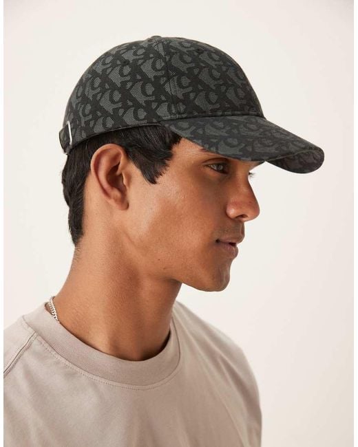 Berretto Con Monogramma di Calvin Klein in Black da Uomo