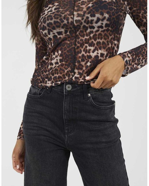 Brave Soul White Mid Rise Wide Leg Jeans