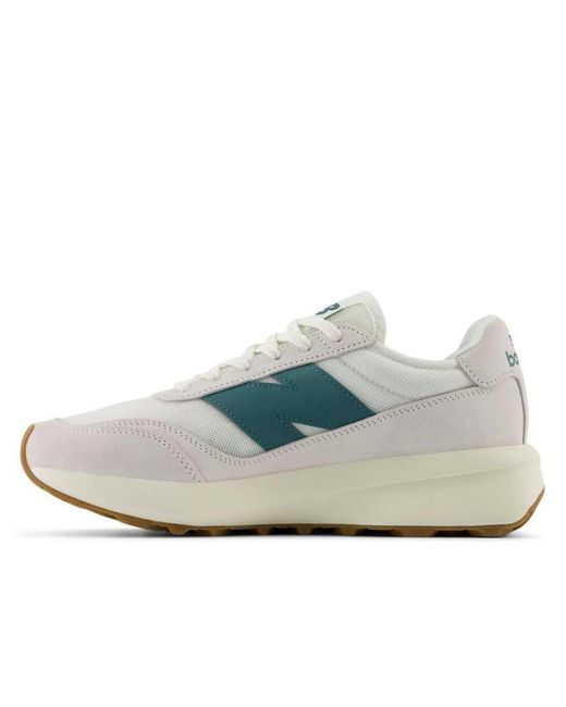 New Balance Gray 370 Trainers