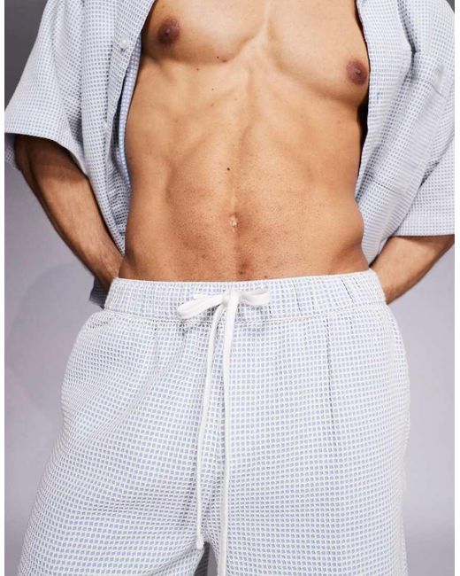 ASOS Blue Co-Ord Shorts for men