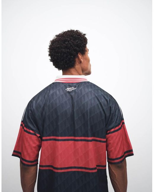 Prohibited Blue Basler Colla Football Shirt for men