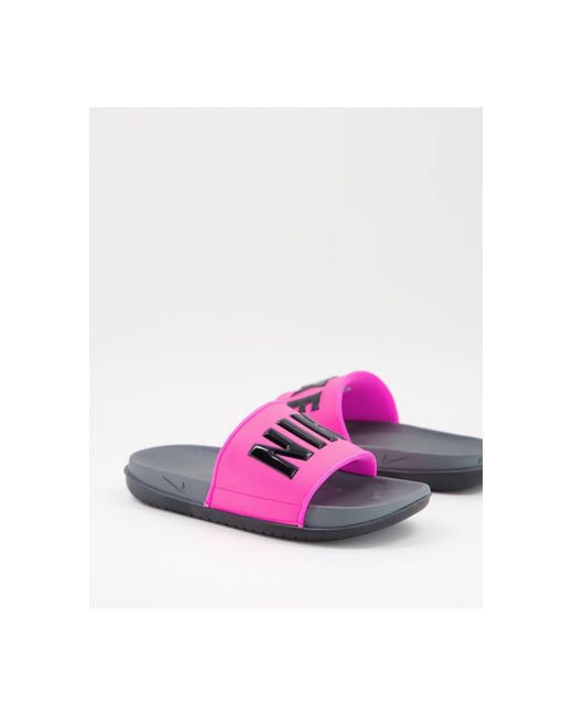 Nike Pink Offcourt Sliders