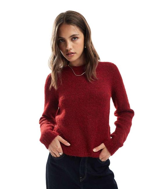 Maglione Bordeaux di Vero Moda in Red