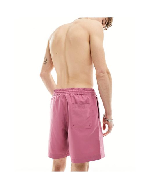 Carhartt Pink Chase Swim Shorts for men