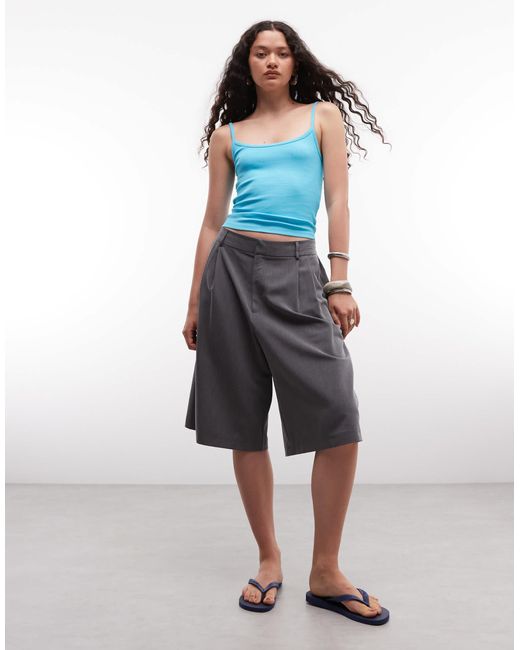 Collusion Blue Rib Cami