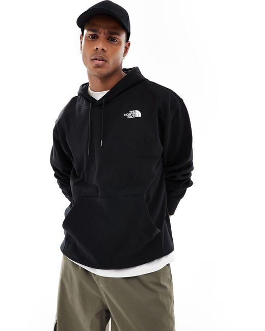 The North Face Blue Snowboard Retro Back Graphic Hoodie for men