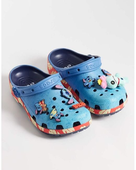 CROCSTM Blue Lilo And Stitch Classic Clogs