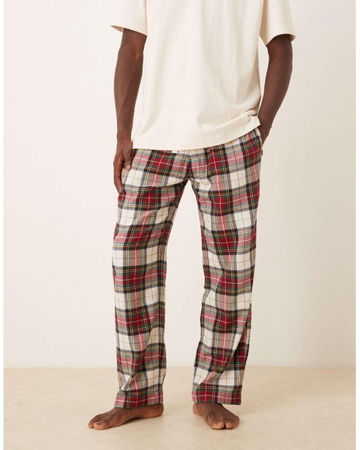 Abercrombie & Fitch Natural Nightwear Flannel Trouser for men