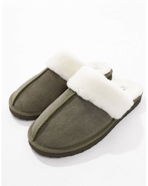 ASOS Brown Mule Slippers for men