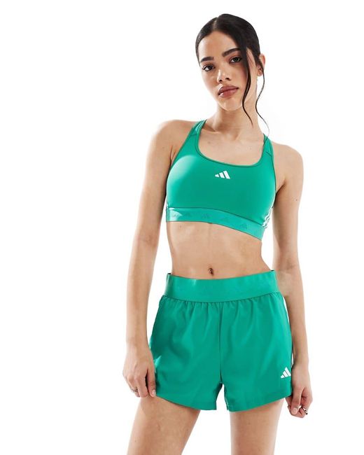 Adidas Originals Blue Adidas Training Hyperglam Shorts