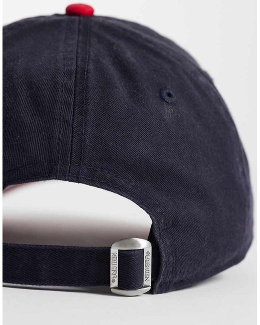 KTZ Blue Ny Yankees 9twenty Mini Logo Contrast Peak Cap