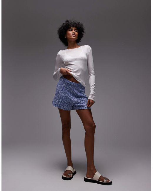 ARKET Gray – gestrickte, knappe strand-shorts zum hineinschlüpfen