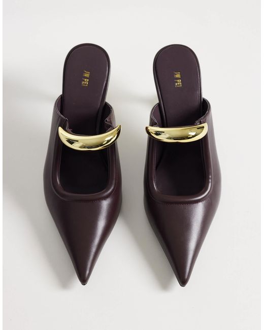 JW PEI Red – sofia – mules