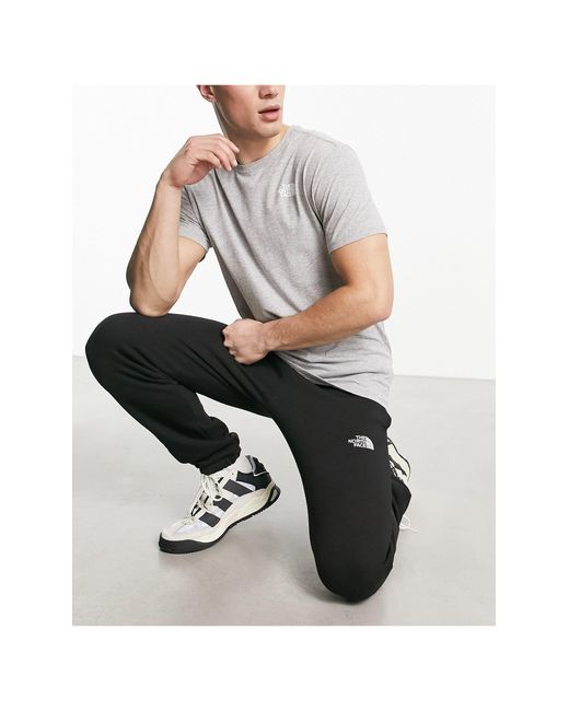 The North Face Essential Oversized joggers in Black for Men