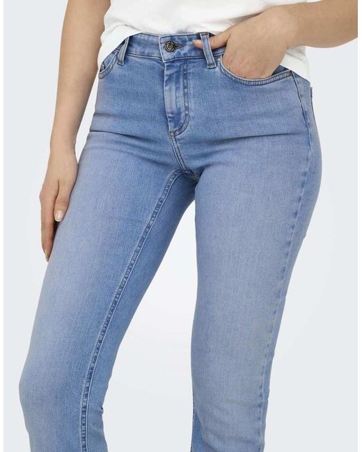 ONLY Flared Jeans in het Blue