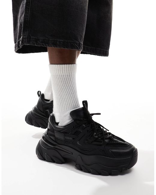 Baskets chunky ASOS pour homme en coloris Black