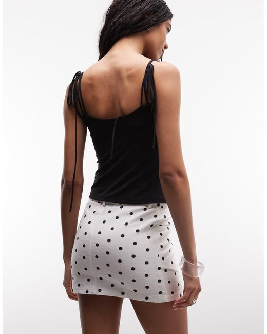 Liquor N Poker Multicolor Mini Skirt