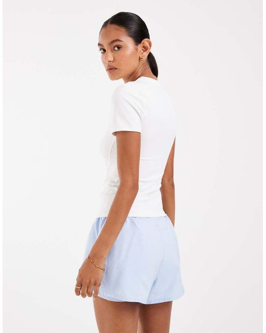 Nike White One Dri-Fit Short Sleeve T-Shirt