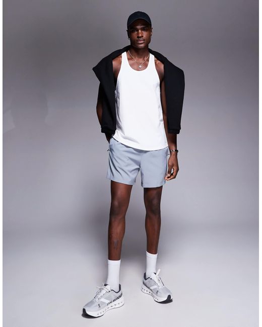 4505 – icon – 2er-pack schnelltrocknende trainings-shorts in Gray für Herren