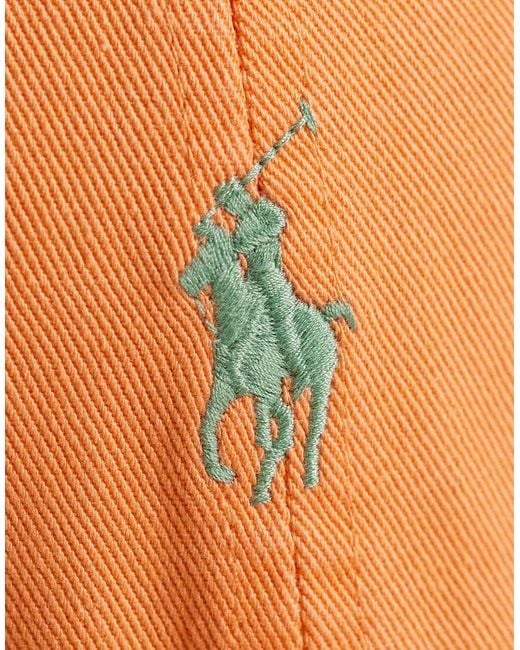 Polo Ralph Lauren Orange Icon Logo Baseball Cap for men