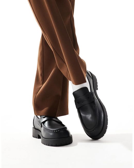 Pull&Bear – loafer in White für Herren