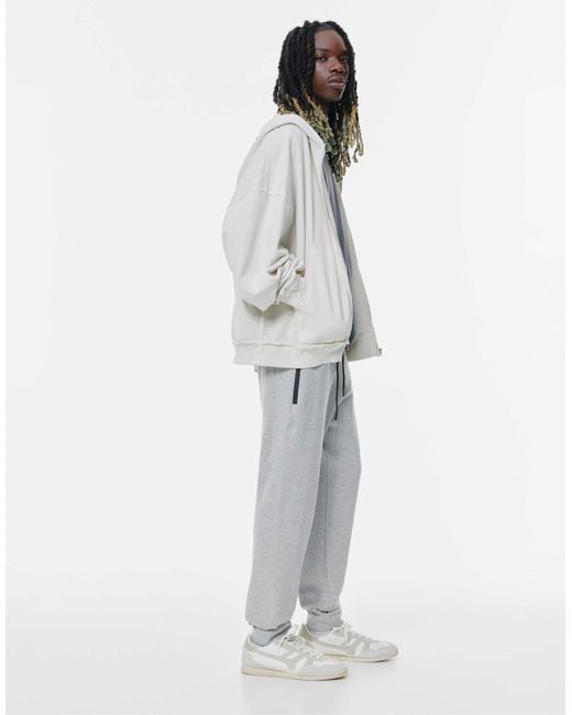 Pantalon Pull&Bear pour homme en coloris Gray