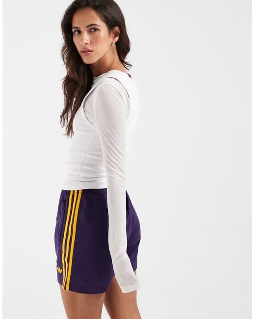 Adidas Originals White Firebird Shorts