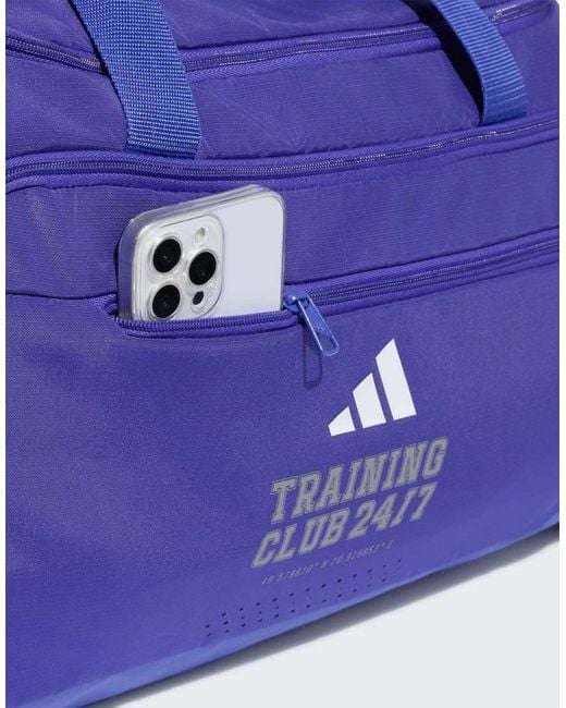 Adidas Originals Purple Training Defender Graphic Duffle Bag Medium