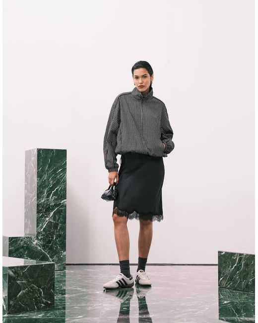 ASOS Black Oversized Track Jacket