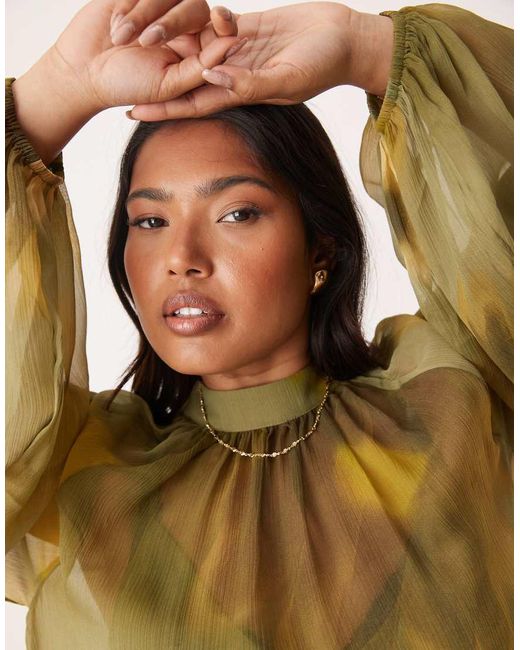 calvin klein green maxi dress Dress Casual Maxi By Calvin Klein In Green, Size:16 main image 0
