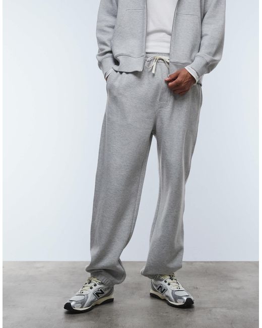 ARKET Gray Cotton Rich Co-Ord Structured Jogger for men