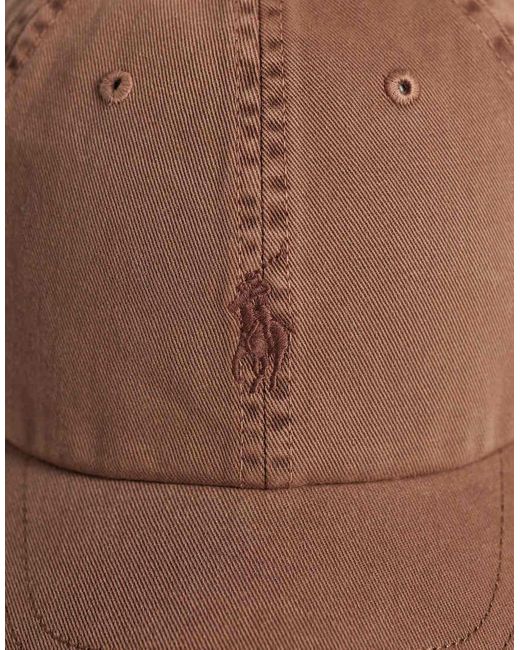 Polo Ralph Lauren Brown Icon Logo Baseball Cap for men