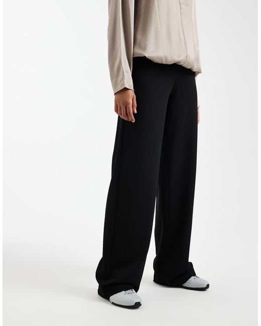 Vero Moda Black Loose Pull On Trousers