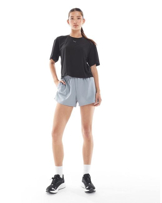 PUMA Black Cloudspun Relaxed T-shirt