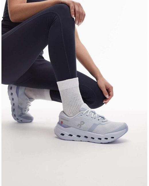 On Shoes Blue Cloudrunner 3 Running Trainers