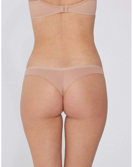 Tezenis Natural Plain Colour Cotton Brazilian Briefs