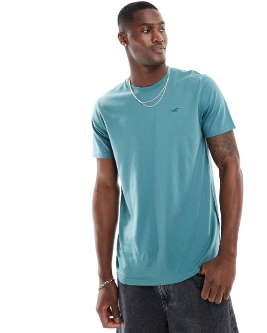 T-shirt avec logo emblématique - clair Hollister pour homme en coloris Blue