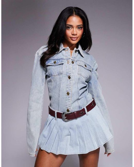 Lioness Gray Rider Pleated Mini Skort Co-ord