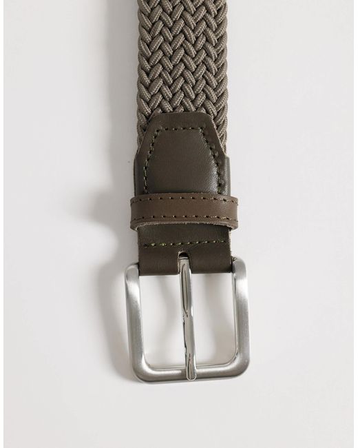 Jack & Jones – webgürtel in Brown für Herren