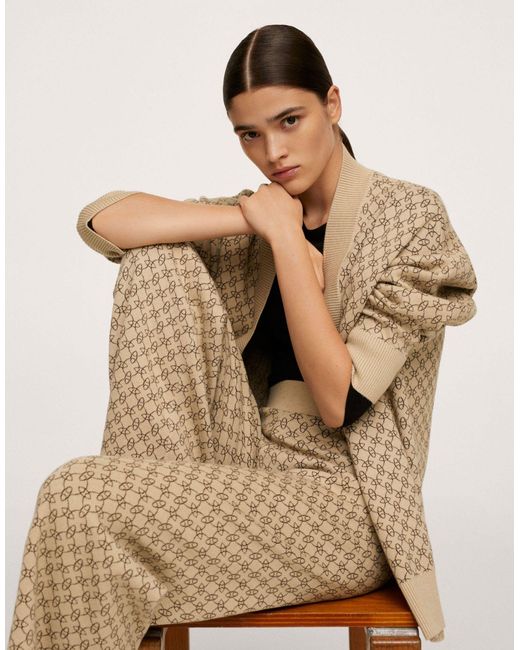 Co-ord Knitted Monogrammed Trousers 