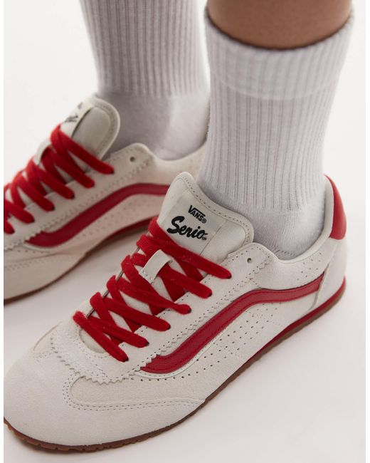 Vans White Super Lowpro Sneakers