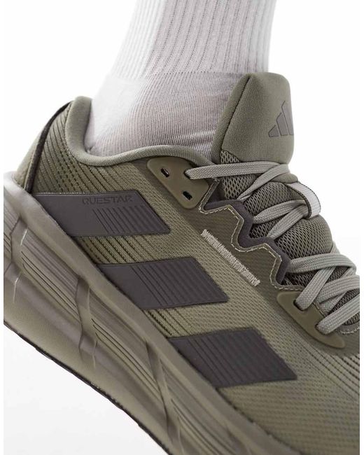 Adidas Originals White Adidas Running Questar 3 Trainers for men